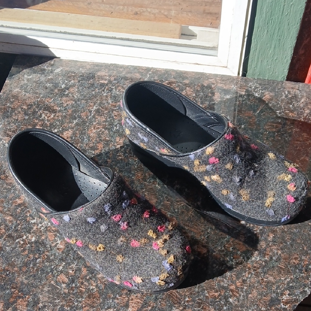 Dansko Multicolor Patterned Women's Clogs